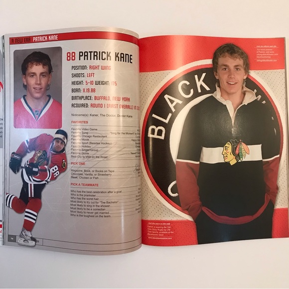 Chicago Blackhawks Official Game Program Magazine Glenn Hall Heritage Night - Picture 13 of 15